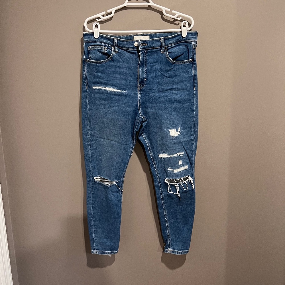 TopShop Jaime distressed jean